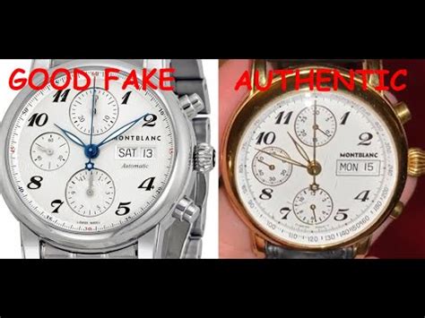 real vs fake montblanc watch|mont blanc timewalker automatic.